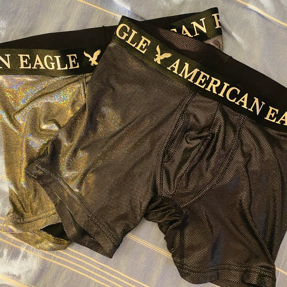 2 SUPER SPARKLE MENS BOXER BRIEFS Xtra SMall